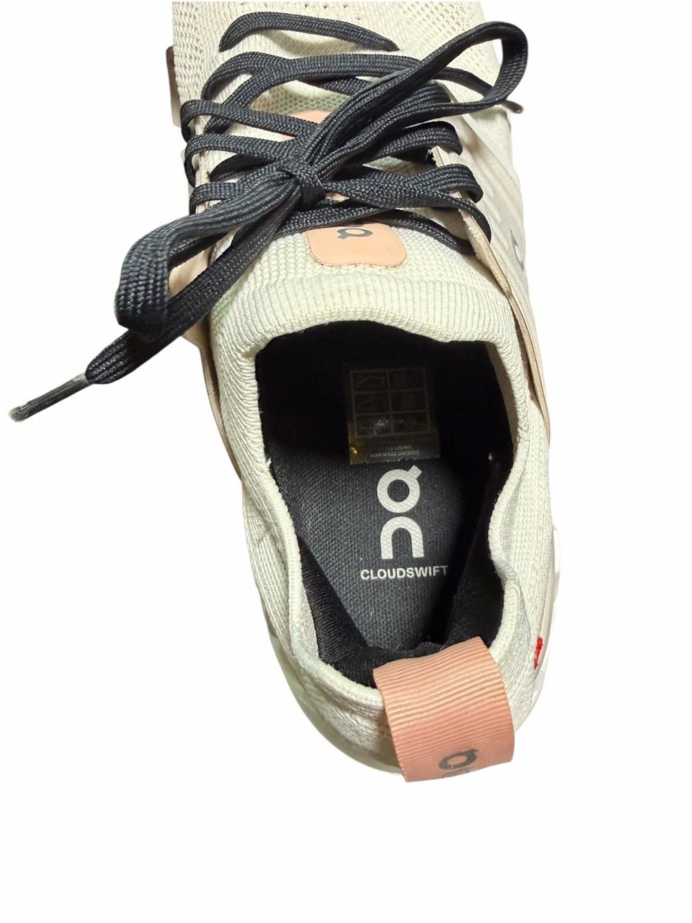 On Cloudswift 3 Women’s Size 9 Ivory Rose CloudTec Running Shoes Athletic Pink - Picture 15 of 16